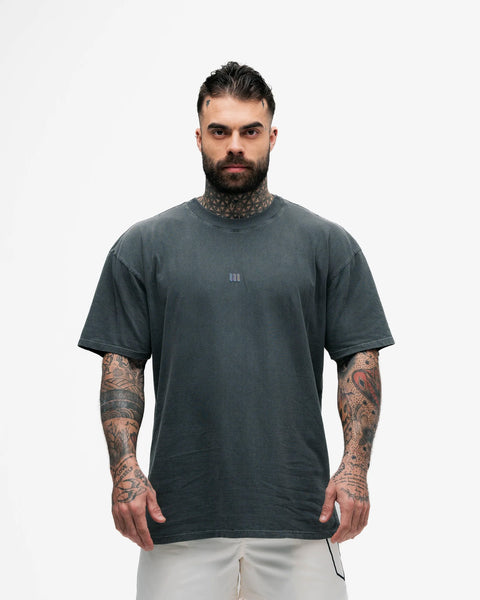 Camiseta Oversized Estonada Mith Nation Chumbo