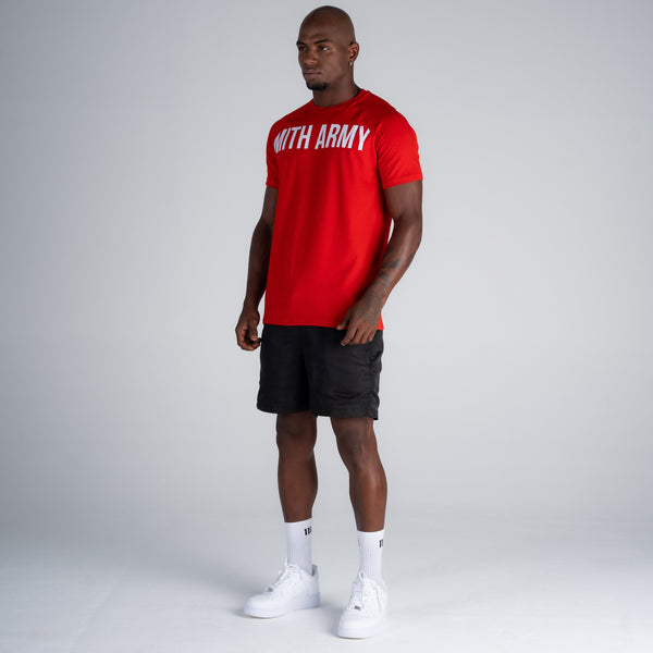 Camiseta Raglan Mith Nation Vermelha