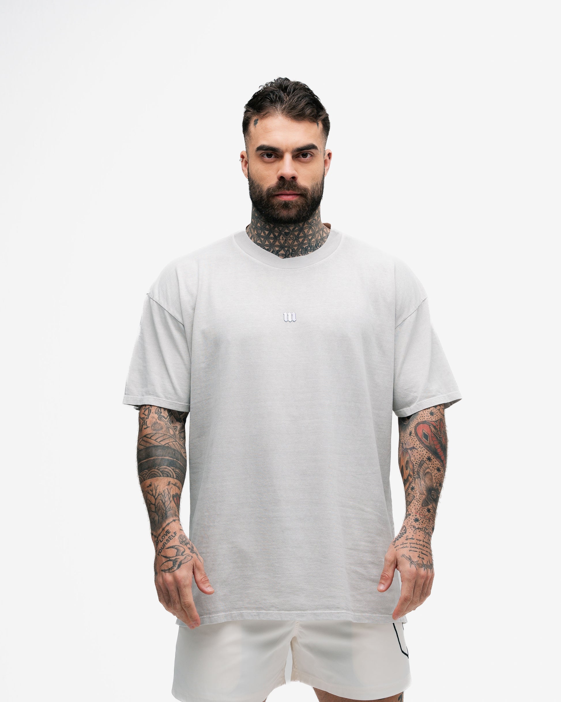 Camiseta Oversized Estonada Mith Nation Bege