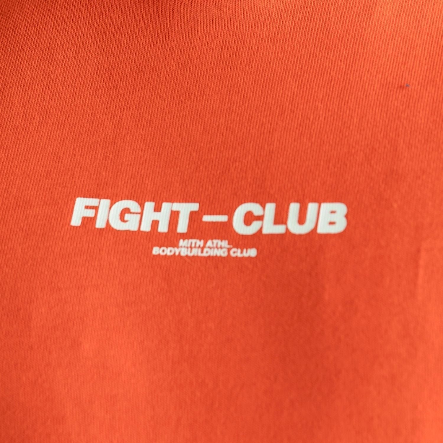 Camiseta Oversized Mith Athl Fight Club Laranja