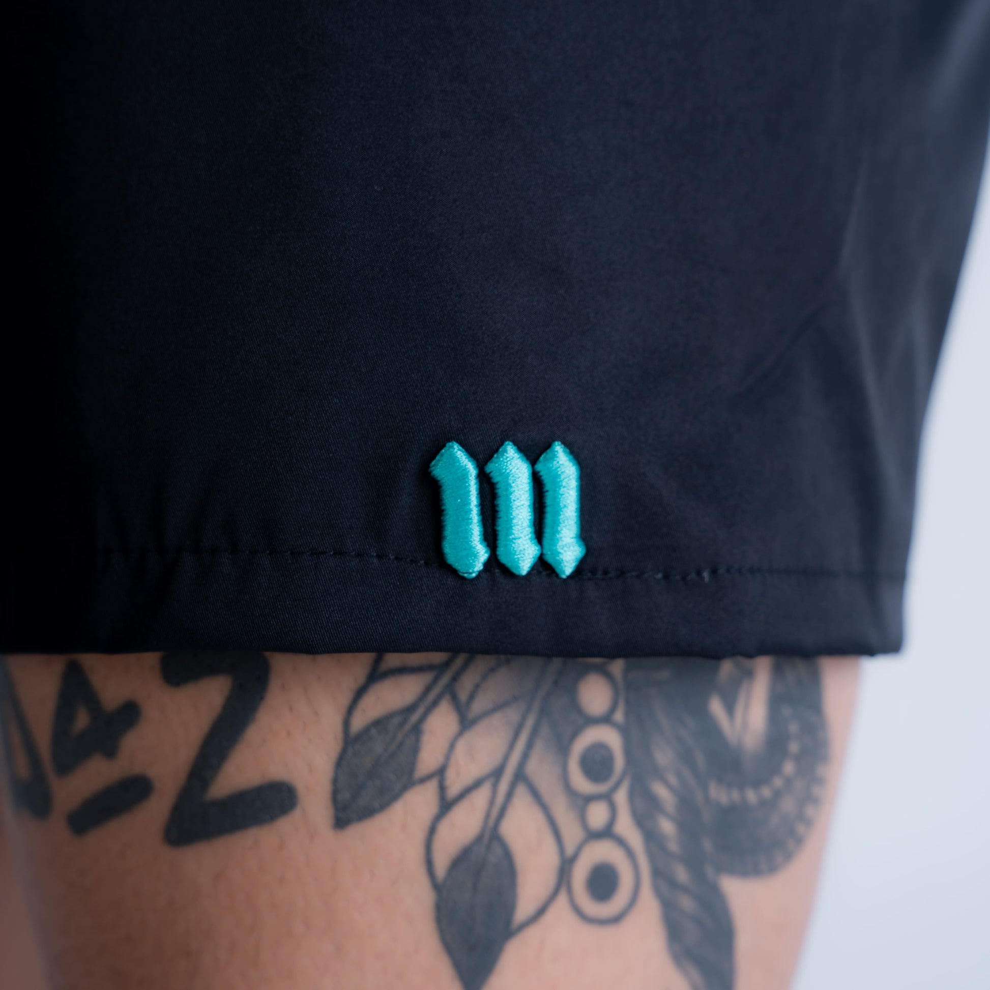 Shorts de Tactel Mith Nation Royal Preto