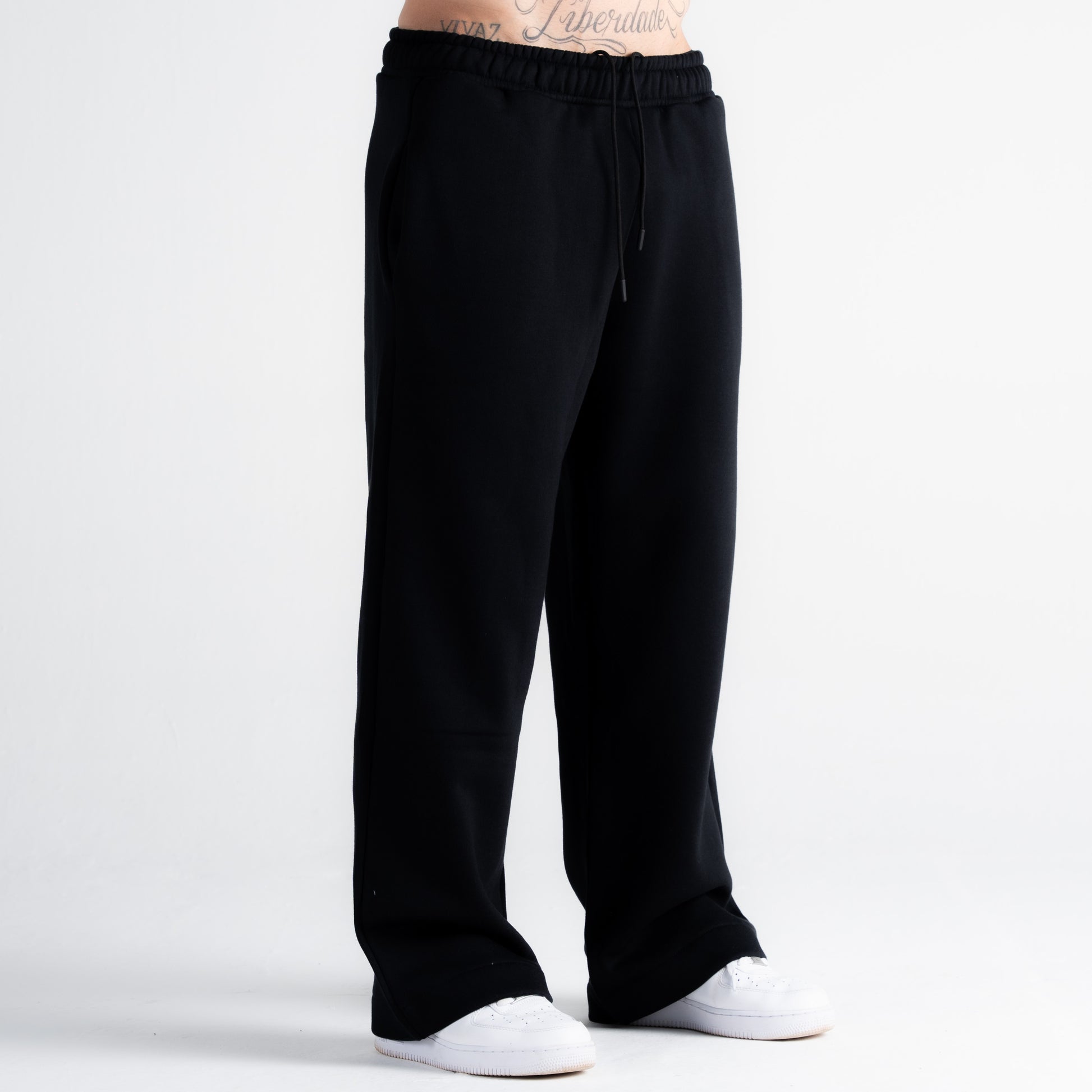 Calça De Moletom Oversized Street Fighter You Win Preto