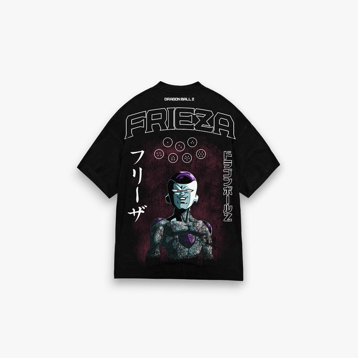 Camiseta Oversized Mith Dragon Ball Z Special Frieza Preto