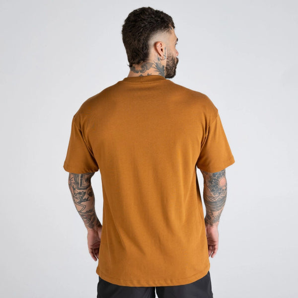 Camiseta Oversized Mith Nation Essentials Marrom