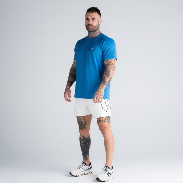 Camiseta Dry Fit Logo Light Blue