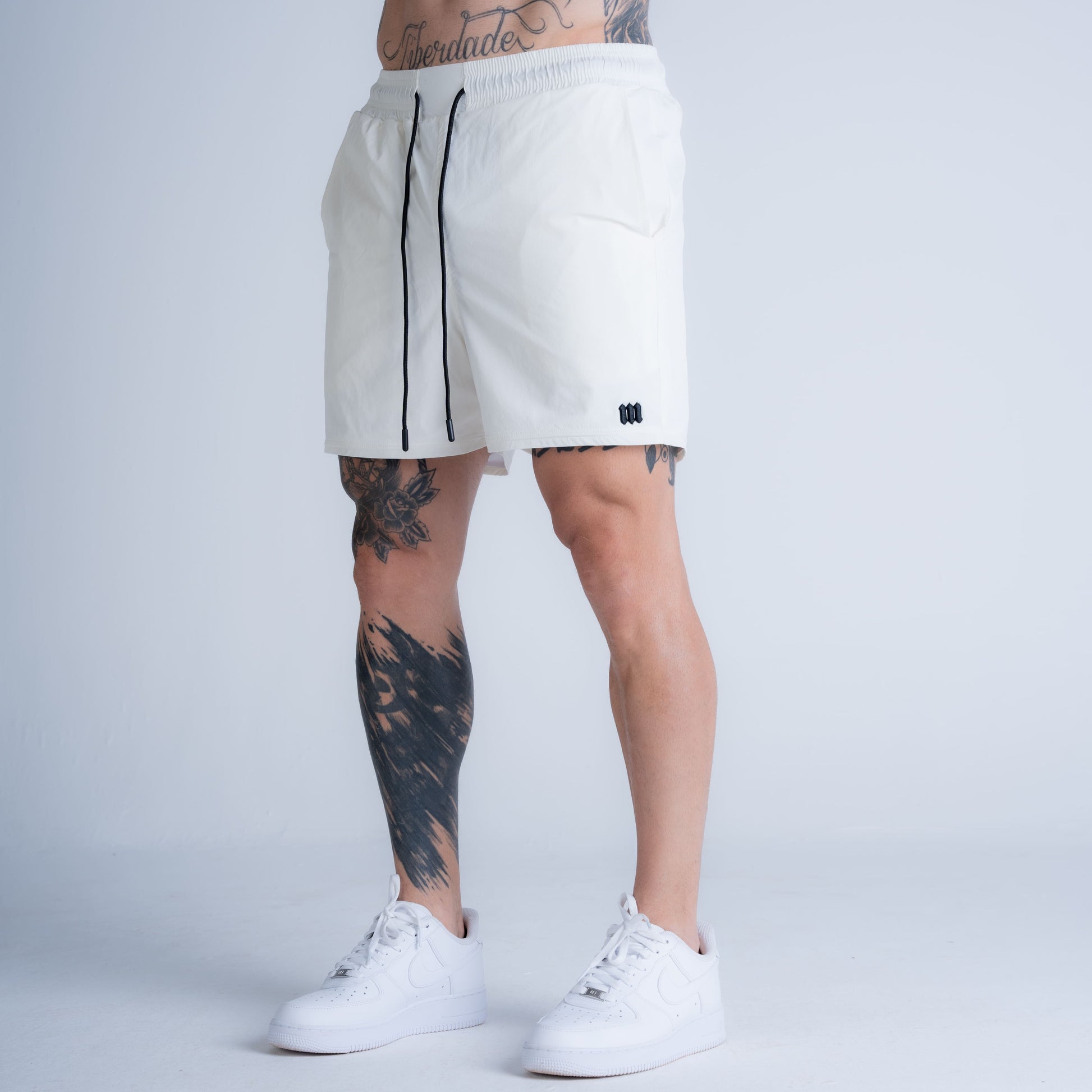 Shorts Curto de Tactel Mith Nation Off White