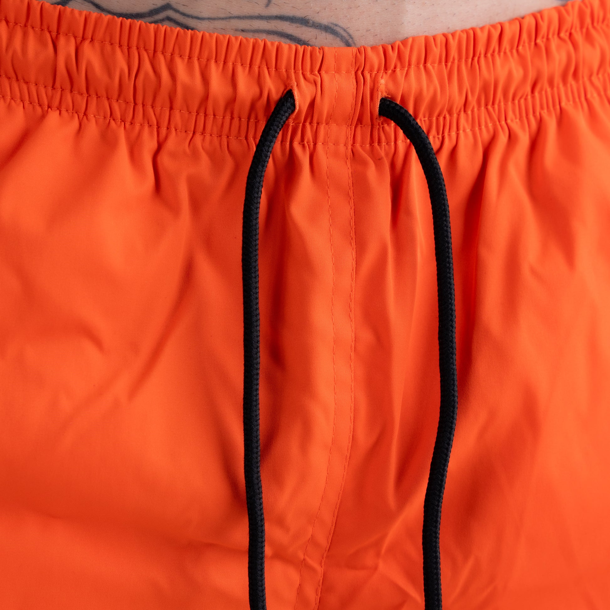 Shorts de Tactel Mith Nation Embroidery Laranja