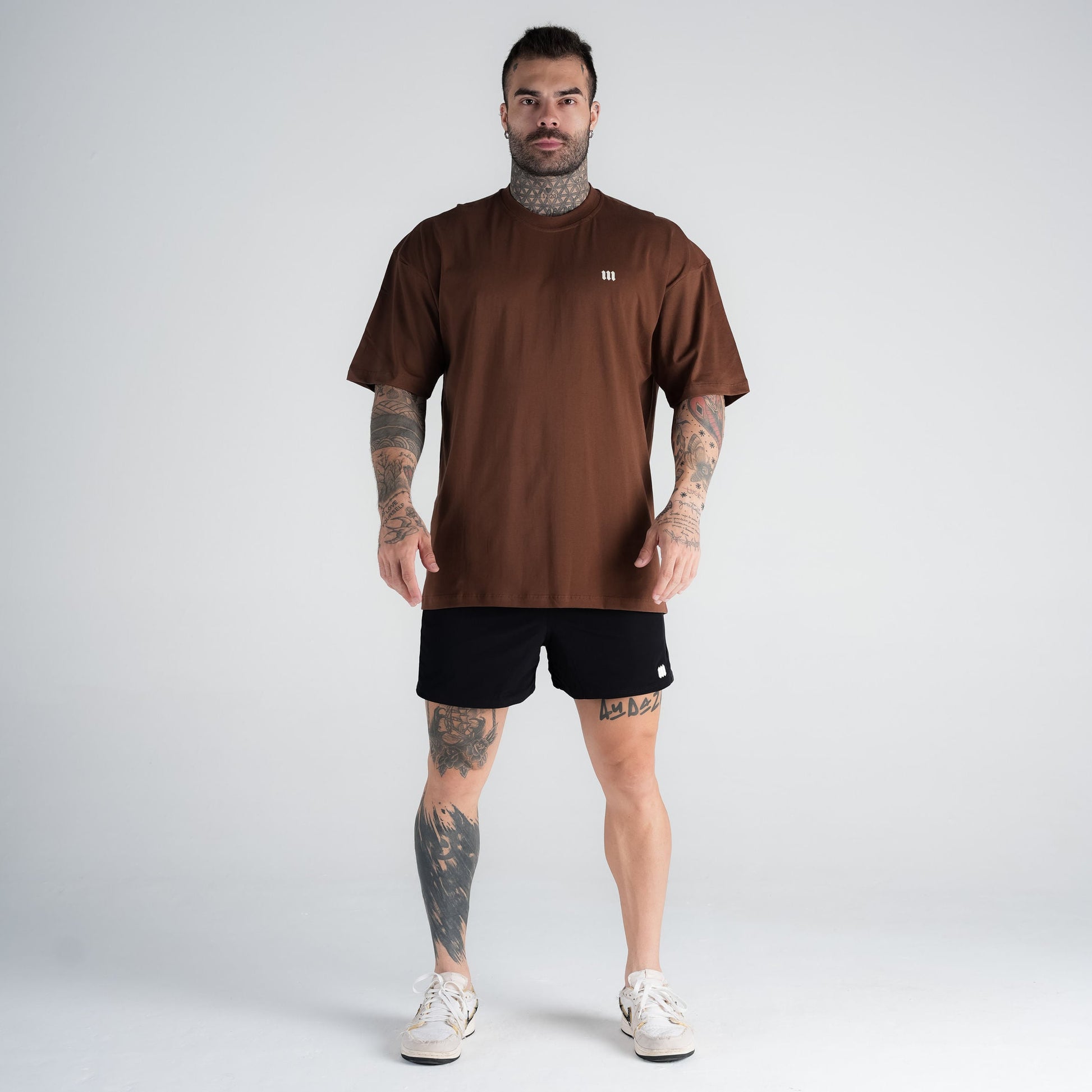 Camiseta Oversized Mark Marrom Mith
