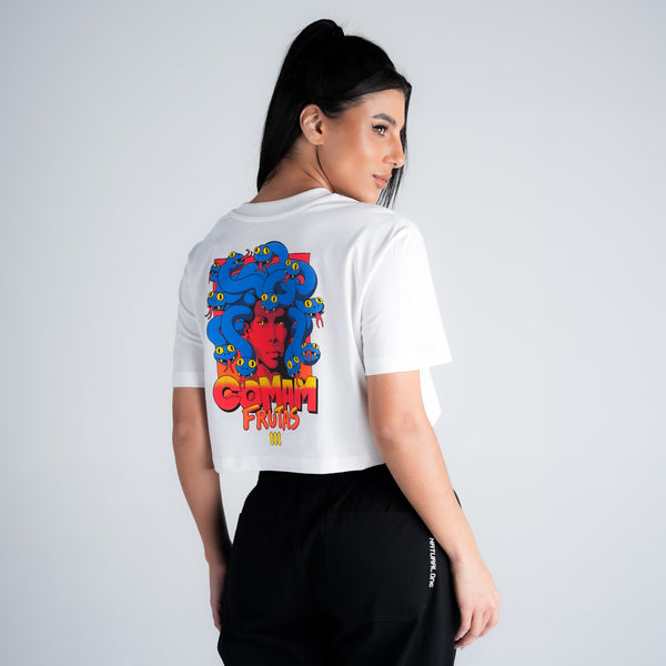 Cropped Oversized Mith Comam Frutas Gorgons Off White