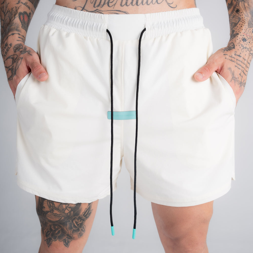 Shorts de Moletom Mith Aesthetics Off White