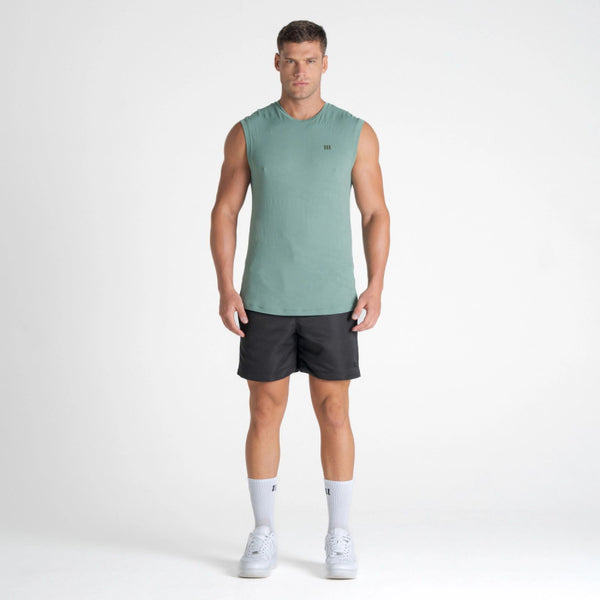 Regata Drop Shoulder Slevelles Jacquard Mith Nation Verde