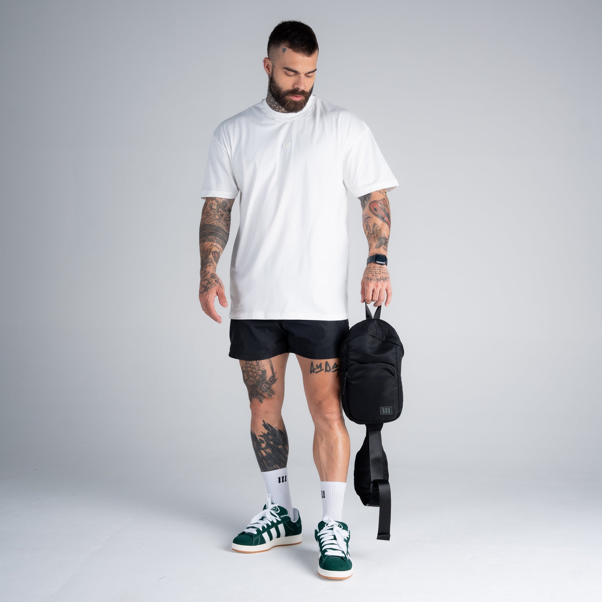 Camiseta Oversized Mith Nation Relief Off White