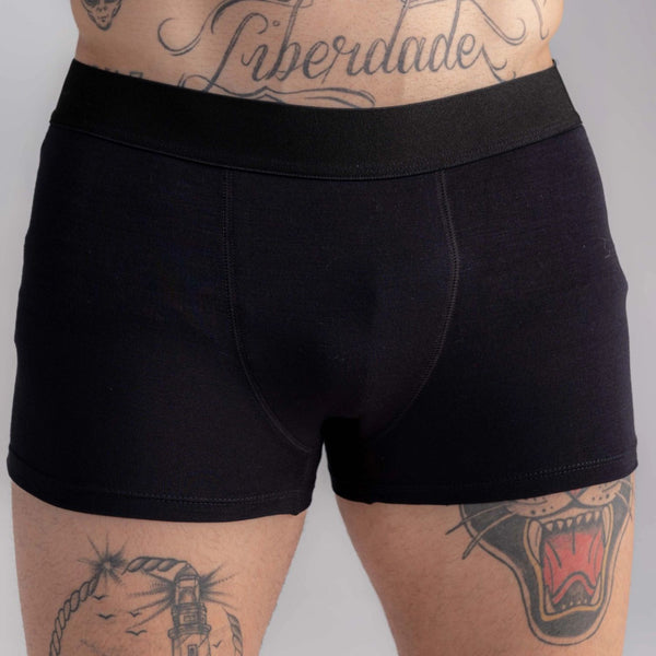 Cueca Boxer Microfibra Mith Nation Preto