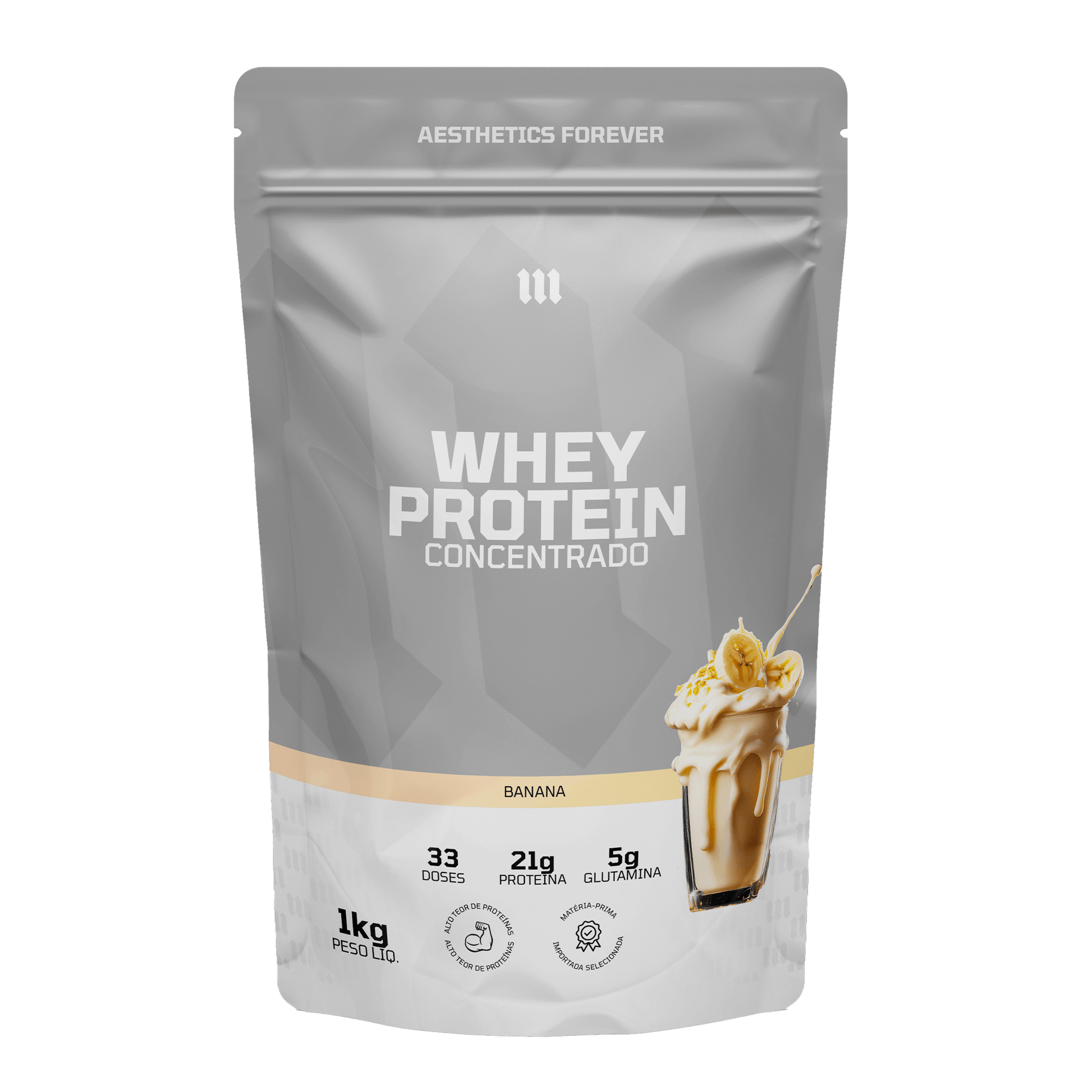 Whey Protein Concentrado 1kg - Banana Mith