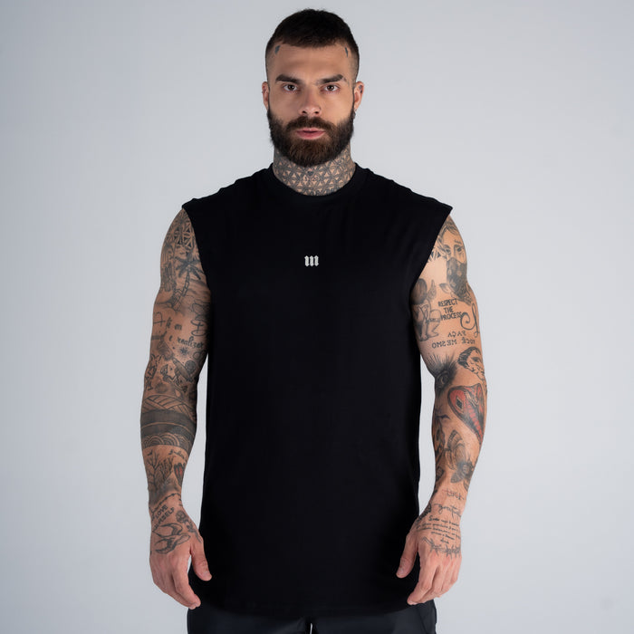 Regata Drop Shoulder Slevelles Mith Nation Training Club Preto