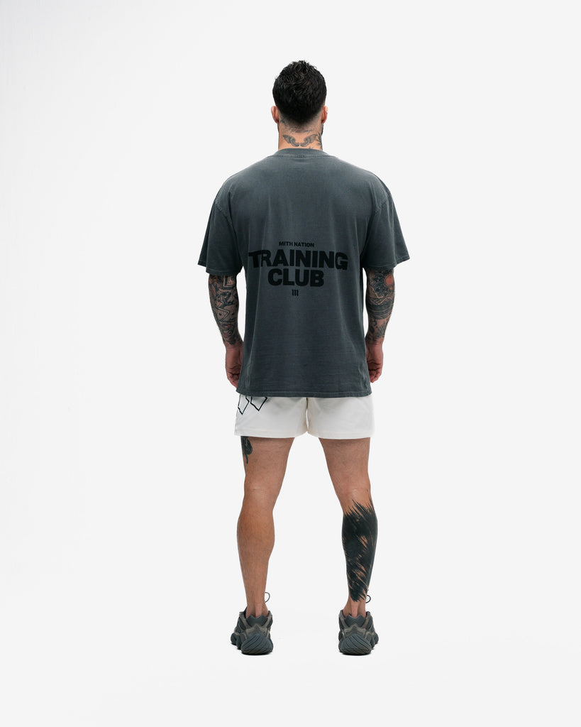 Camiseta Oversized Estonada Mith Nation Chumbo