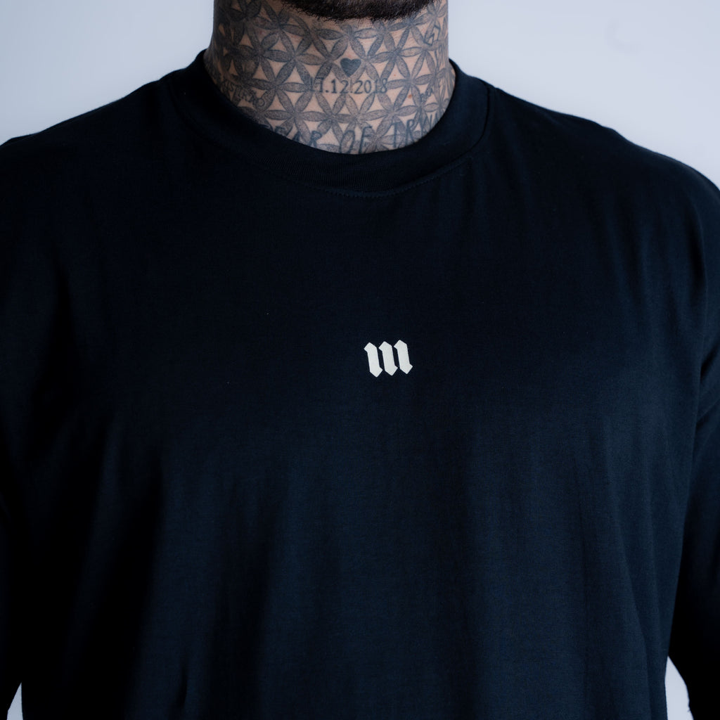 Camiseta Oversized Mith Nation Scribble Preto