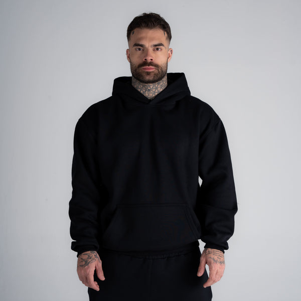 Blusa de Moletom Oversized Cloud Preto