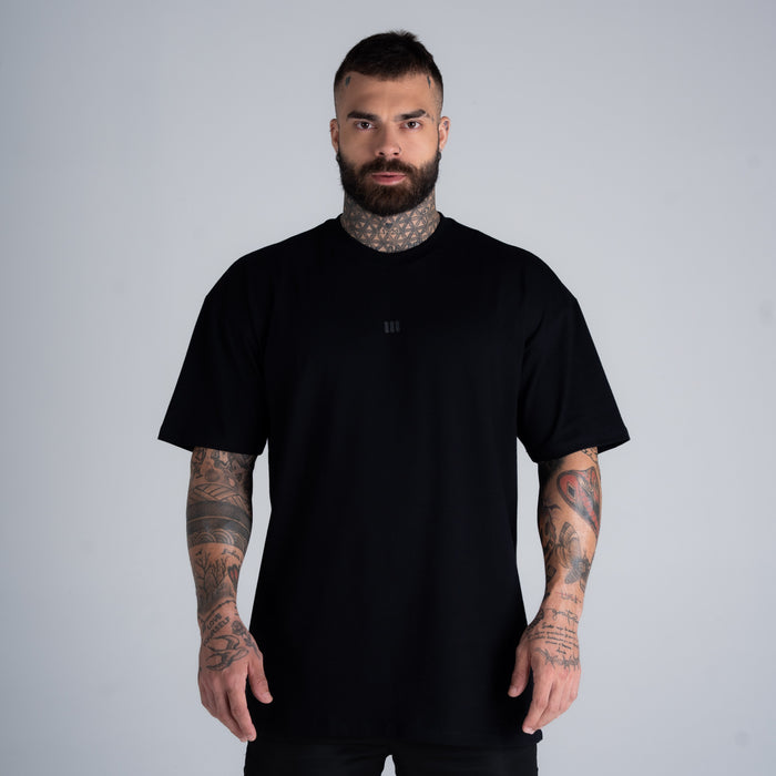 Camiseta Oversized Mith Nation Essentials Preto