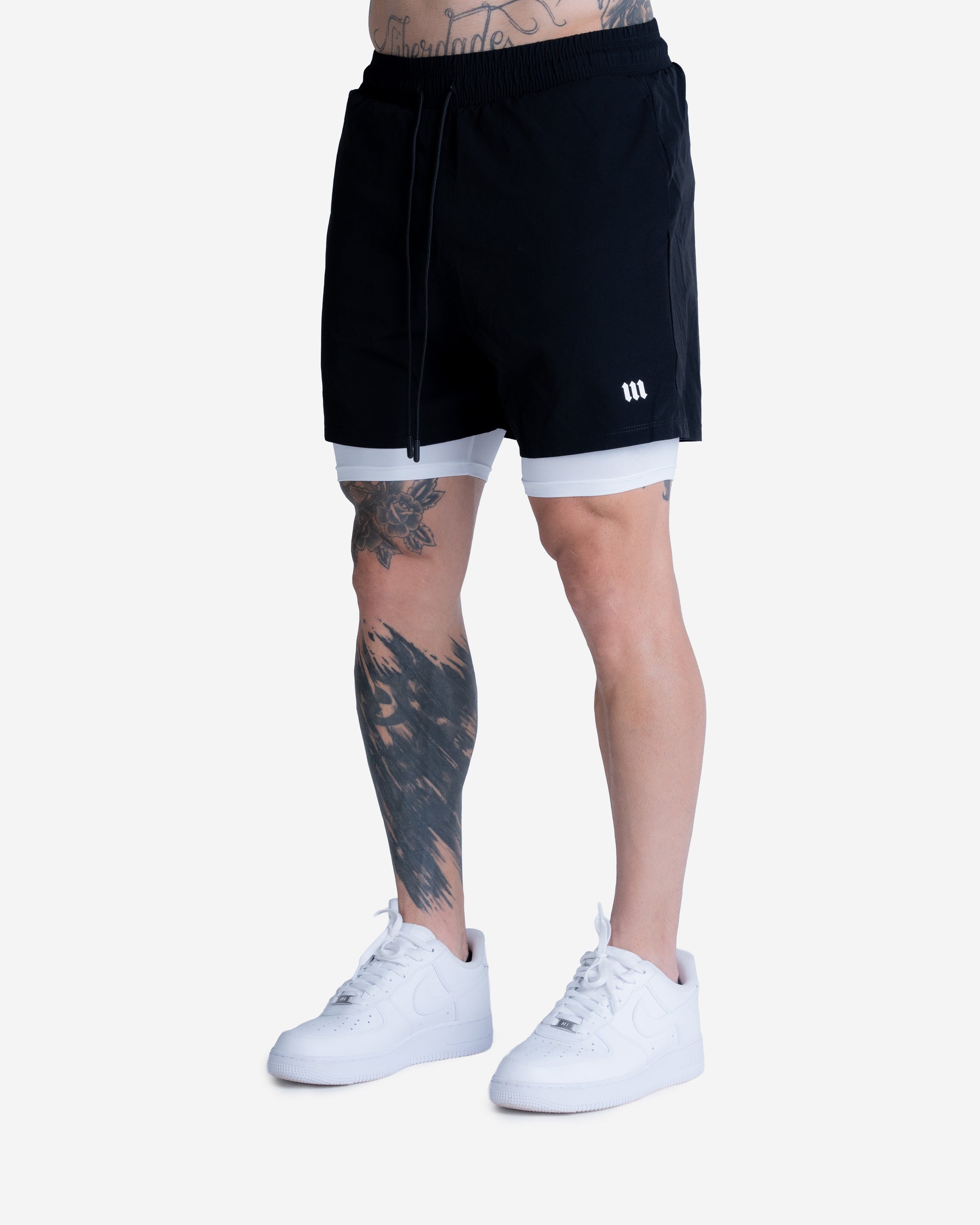 Shorts Tactel com Compressão Mith Nation Preto