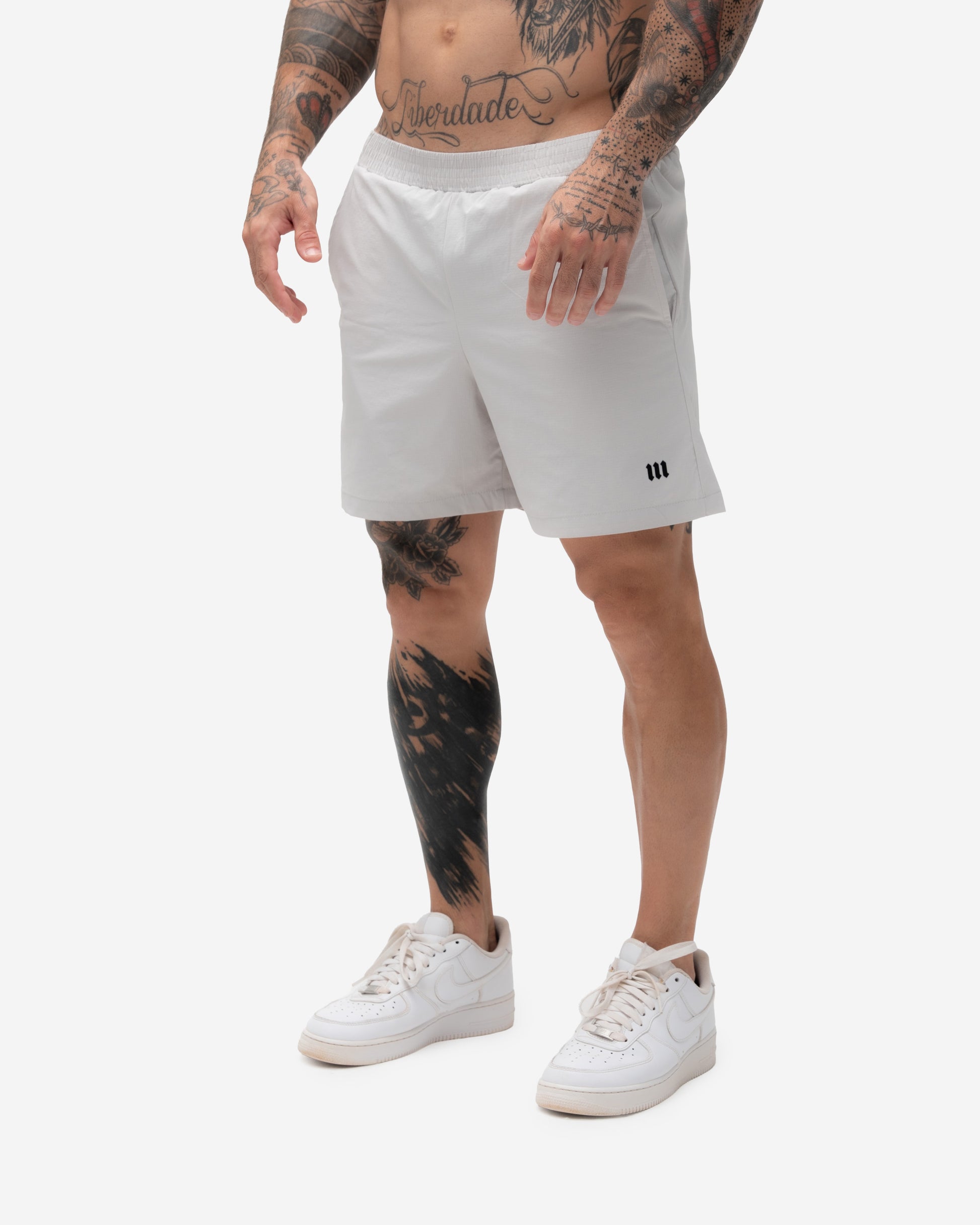 Shorts Curto de Tactel Cinza Mith Nation Soft