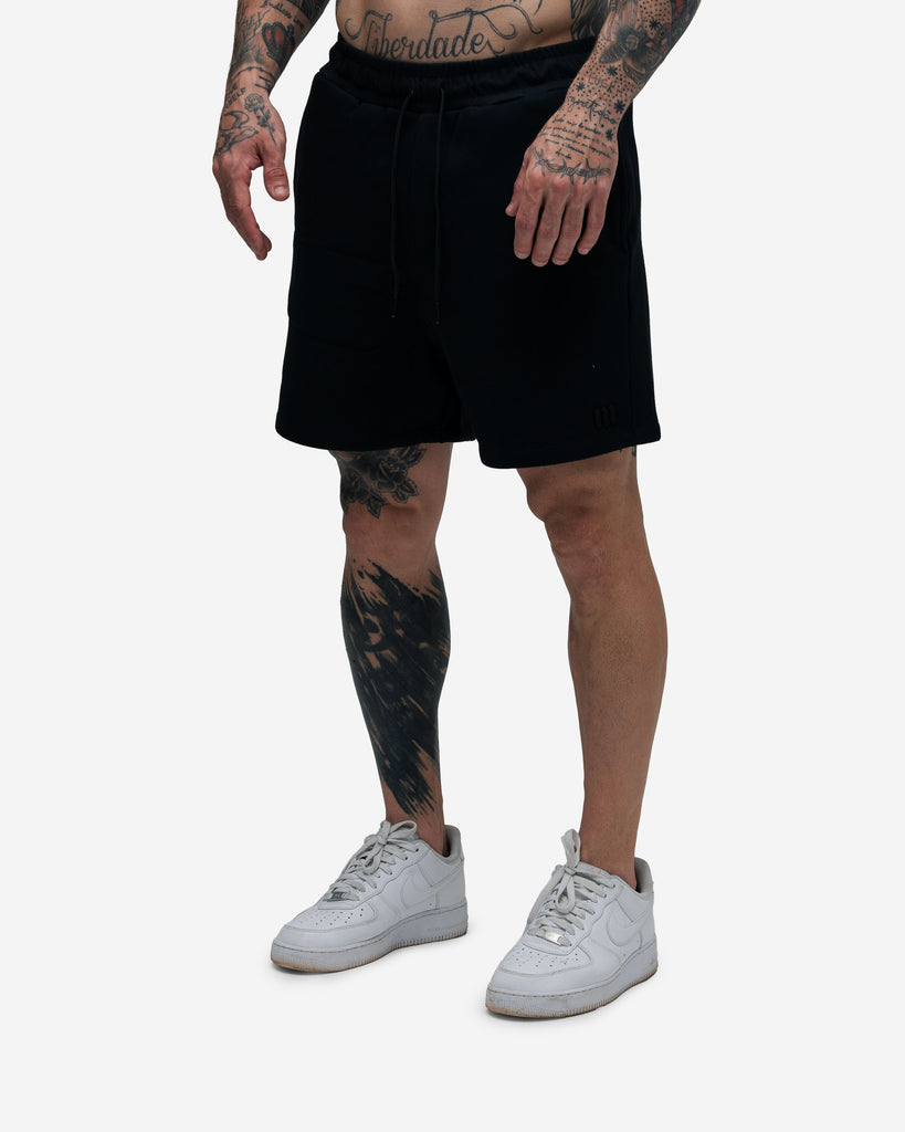 Shorts Curto Moletom Back Mith Preto