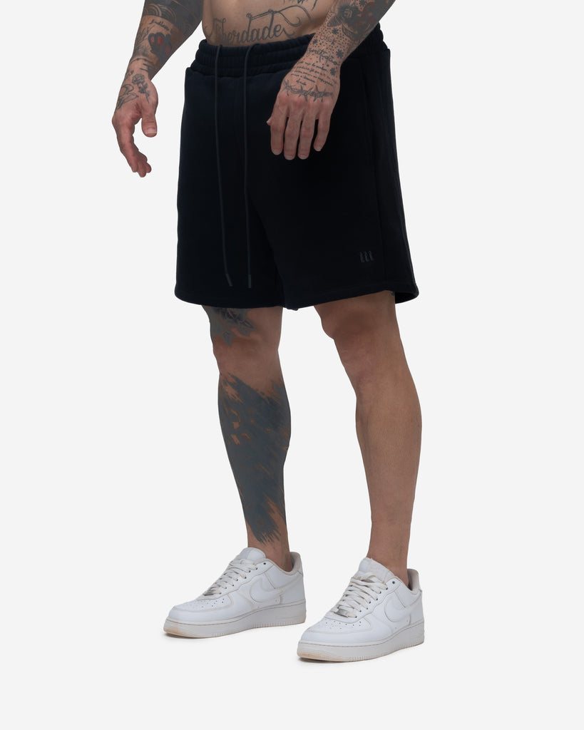 Bermuda de Moletom Mith Nation Logo Preto