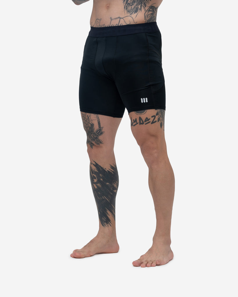 Shorts Legging Compressão Mith Nation Pro Preto