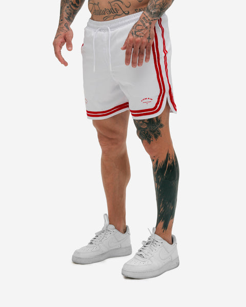 Shorts Curto de Tactel Classic Branco Lord's Gym