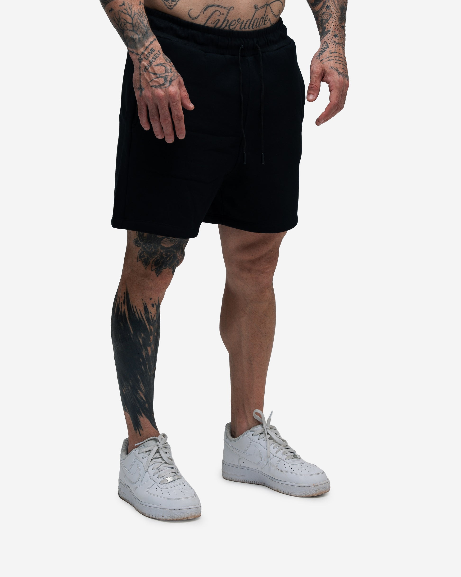 Shorts Curto Moletom Back Mith Preto
