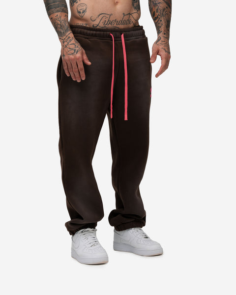 Calça De Moletom Estonada Iron Dept. Marrom