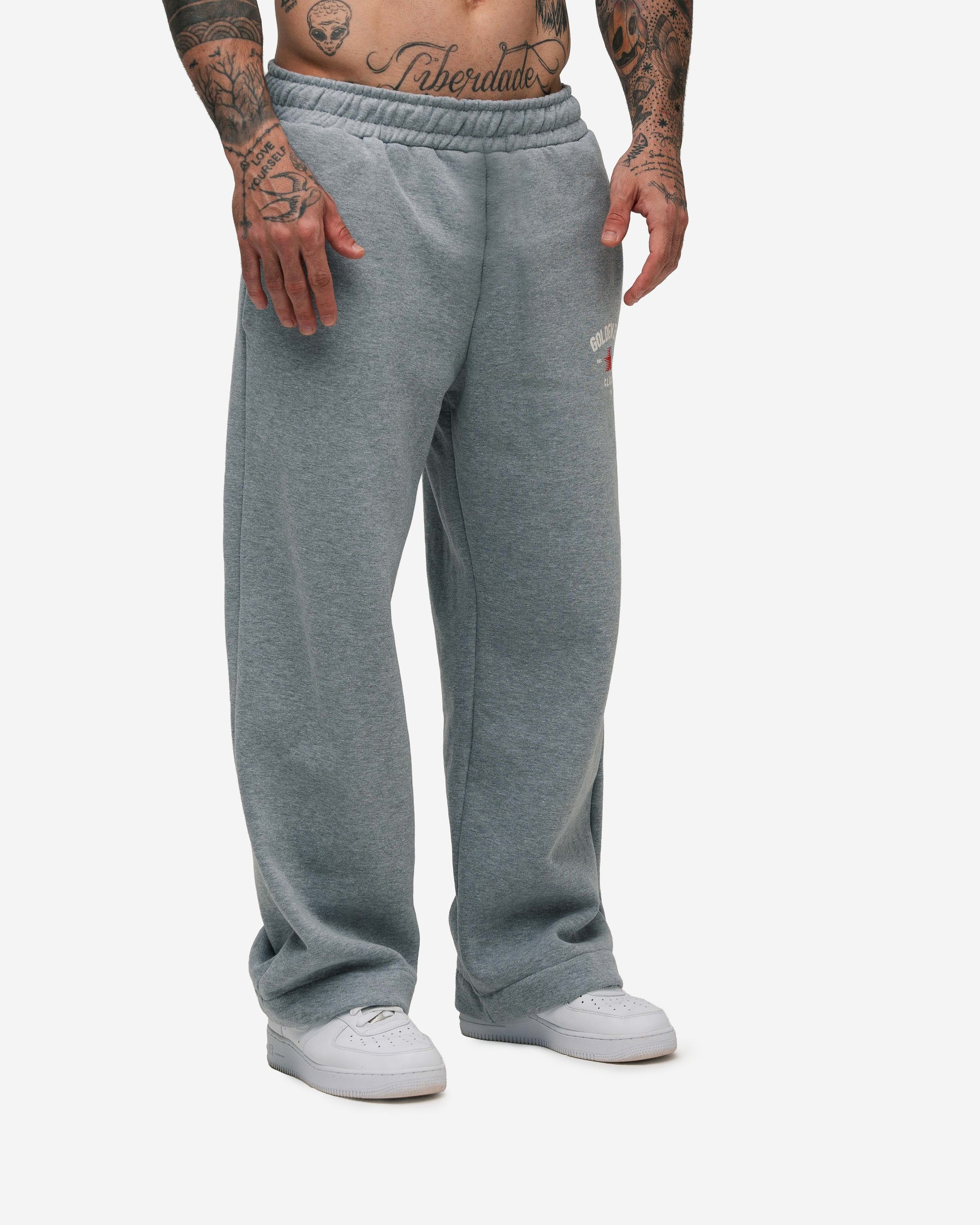 Calça De Moletom Golden Era Classic Cinza Mescla