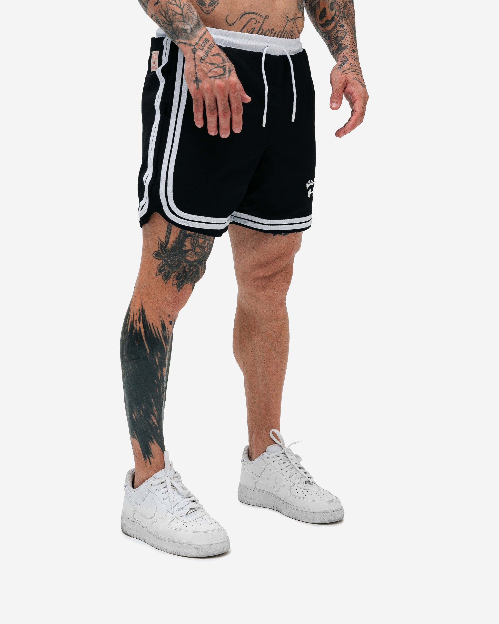 Shorts Curto de Tactel Preto Golden Era