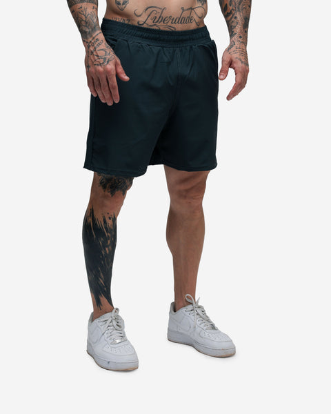 Shorts de Tactel Symbol Chumbo