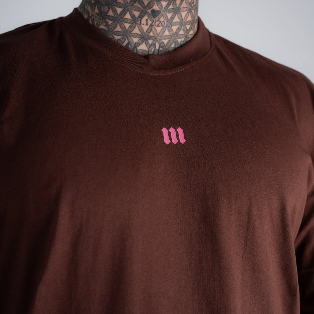 Camiseta Oversized Mith Nation Comb Marrom