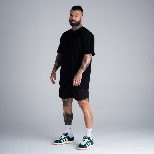 Camiseta Oversized Mith Nation Essentials Preto