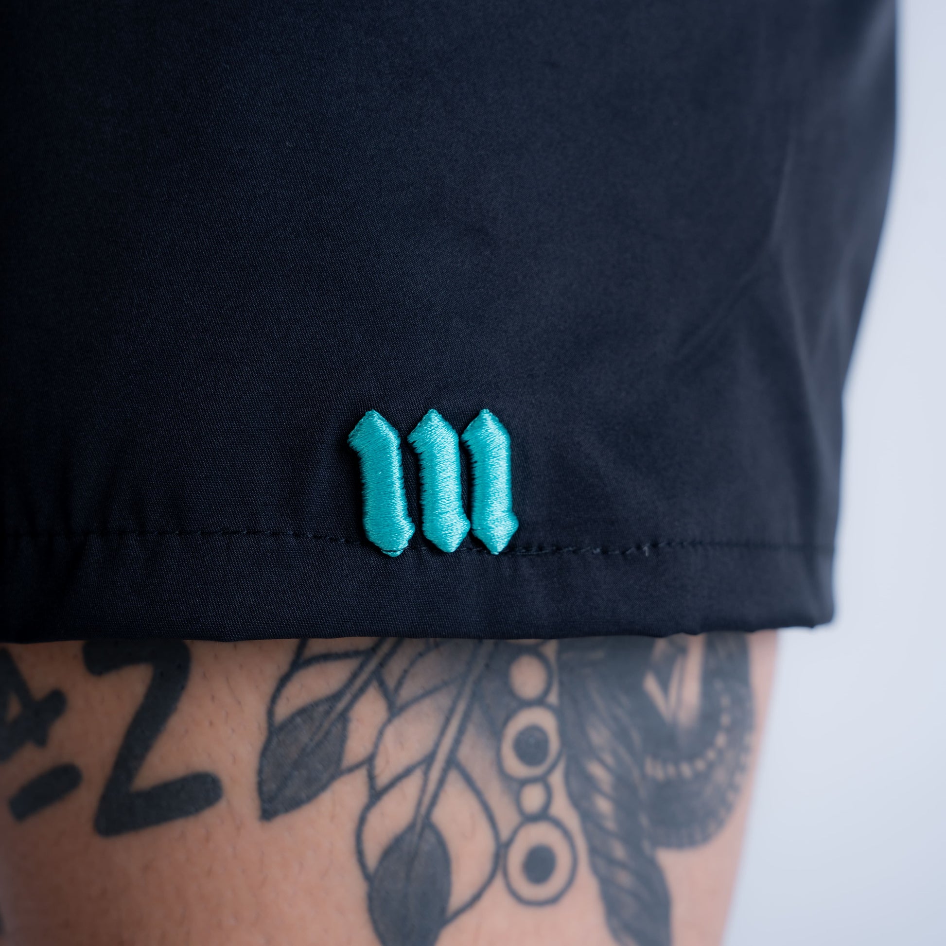 Shorts de Tactel Mith Nation Royal Preto