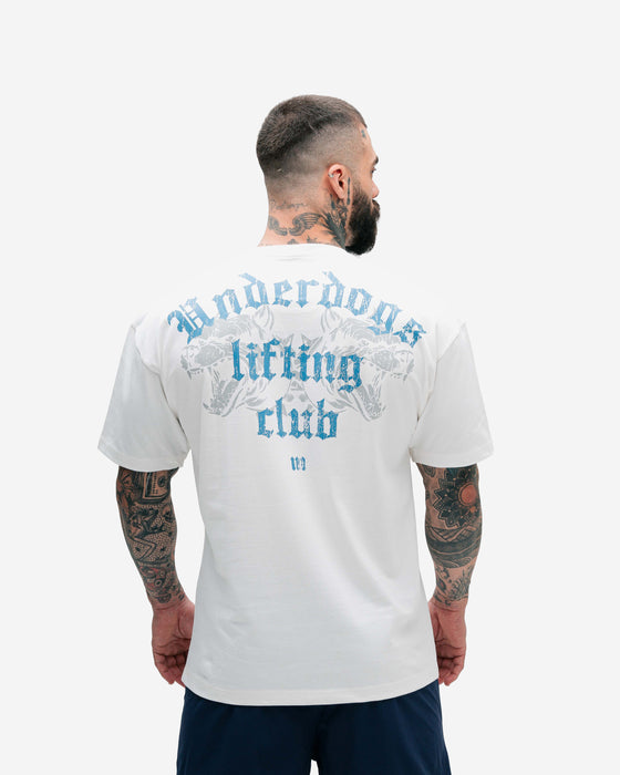 Camiseta Oversized Heavy Off White Mith Nation Lifting Club