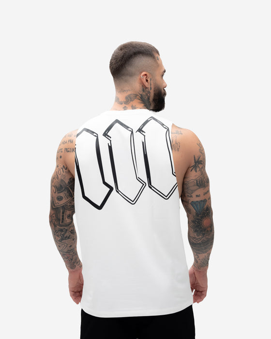 Regata Cut Off Treino Off White Mith Nation Doodle Grid