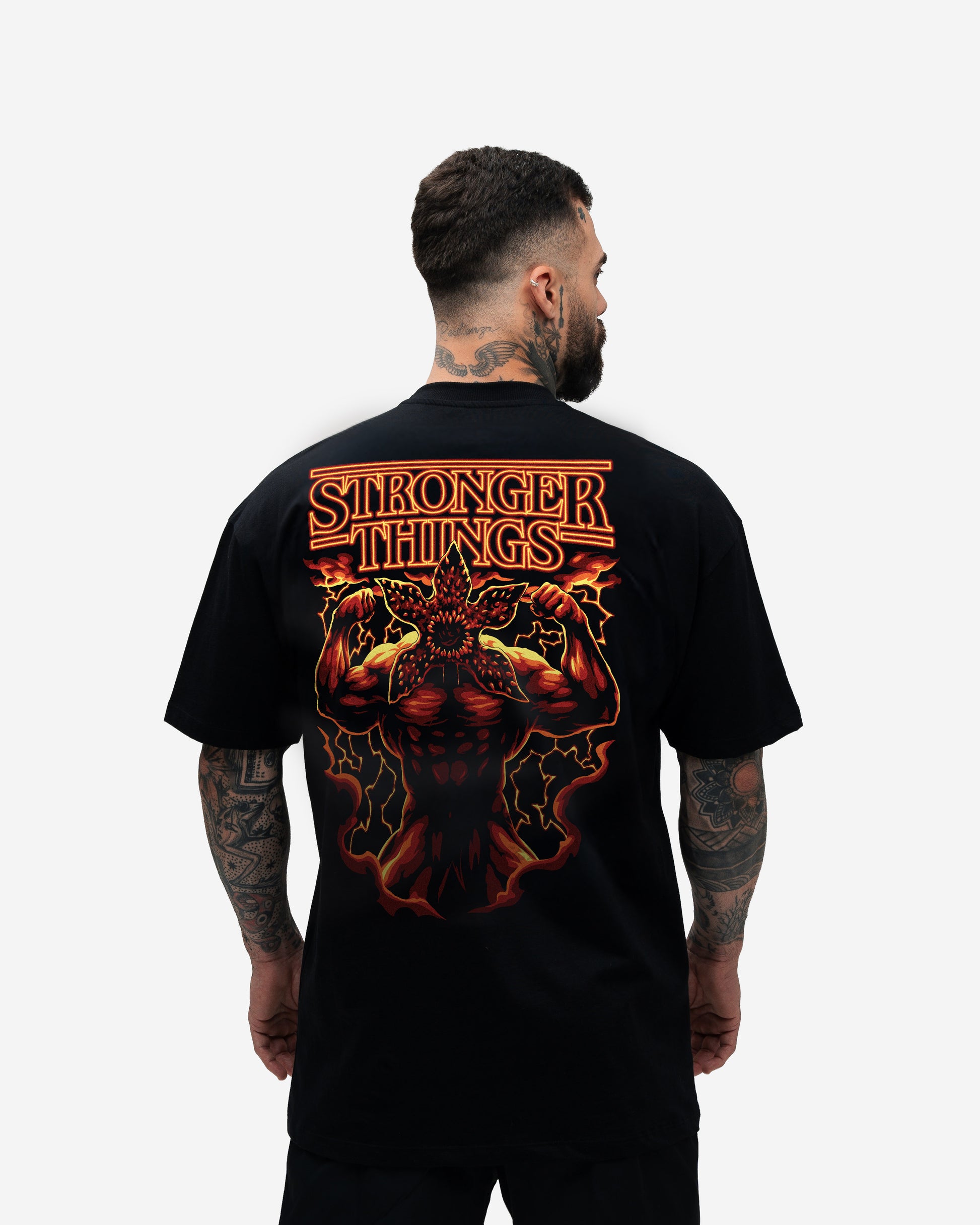 Camiseta Oversized Treino Mith Stronger Things Preto