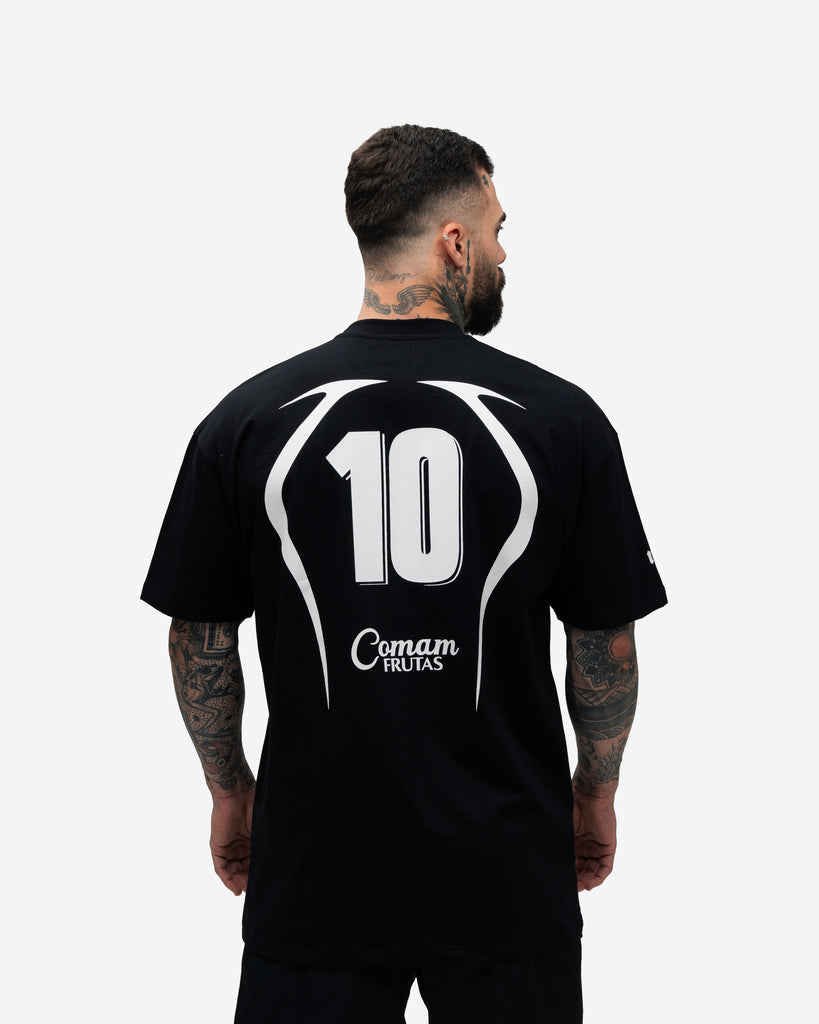 Camiseta Mith Comam Frutas BR Number 10 Preto