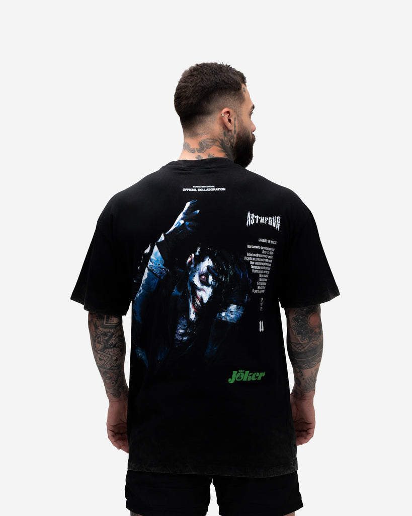 Camiseta <strong>Oversized Estonada Premium</strong> Mith X Joker Preto