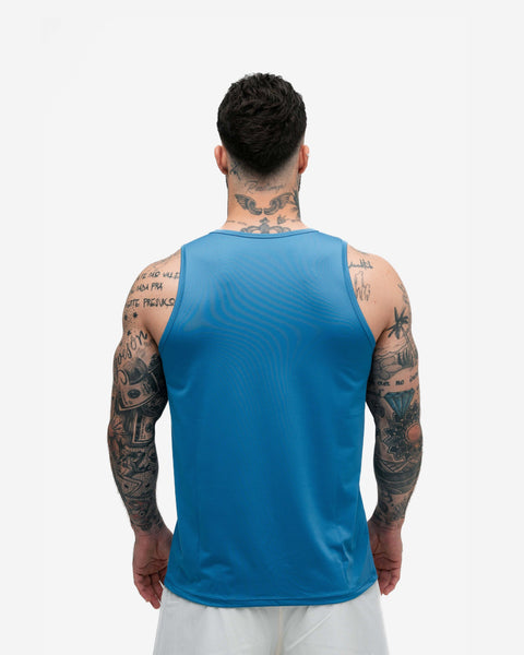 Regata Tank Top Dry Fit Logo Light Blue