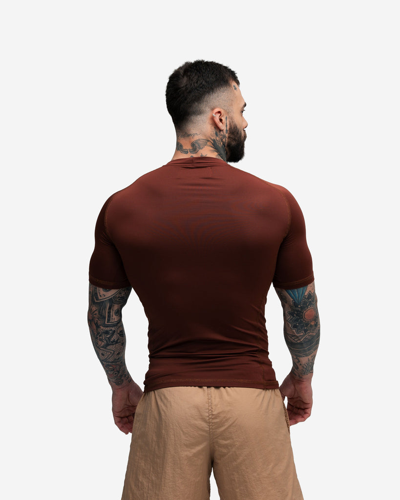 RashGuard Comam Frutas Flames Marrom
