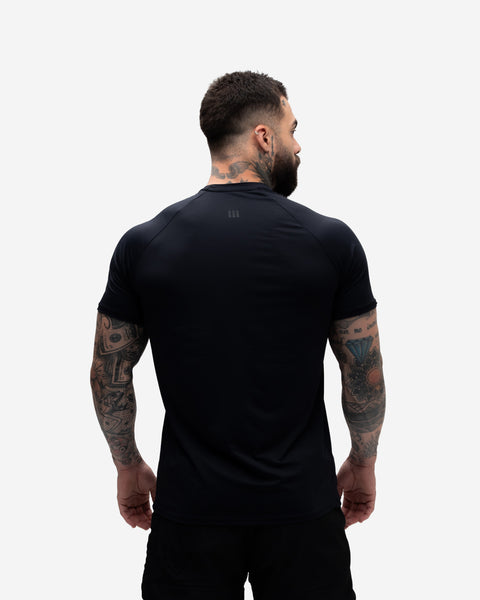 Camiseta <strong>Dry Compressão</strong> Mith X Batman Insignia Preto