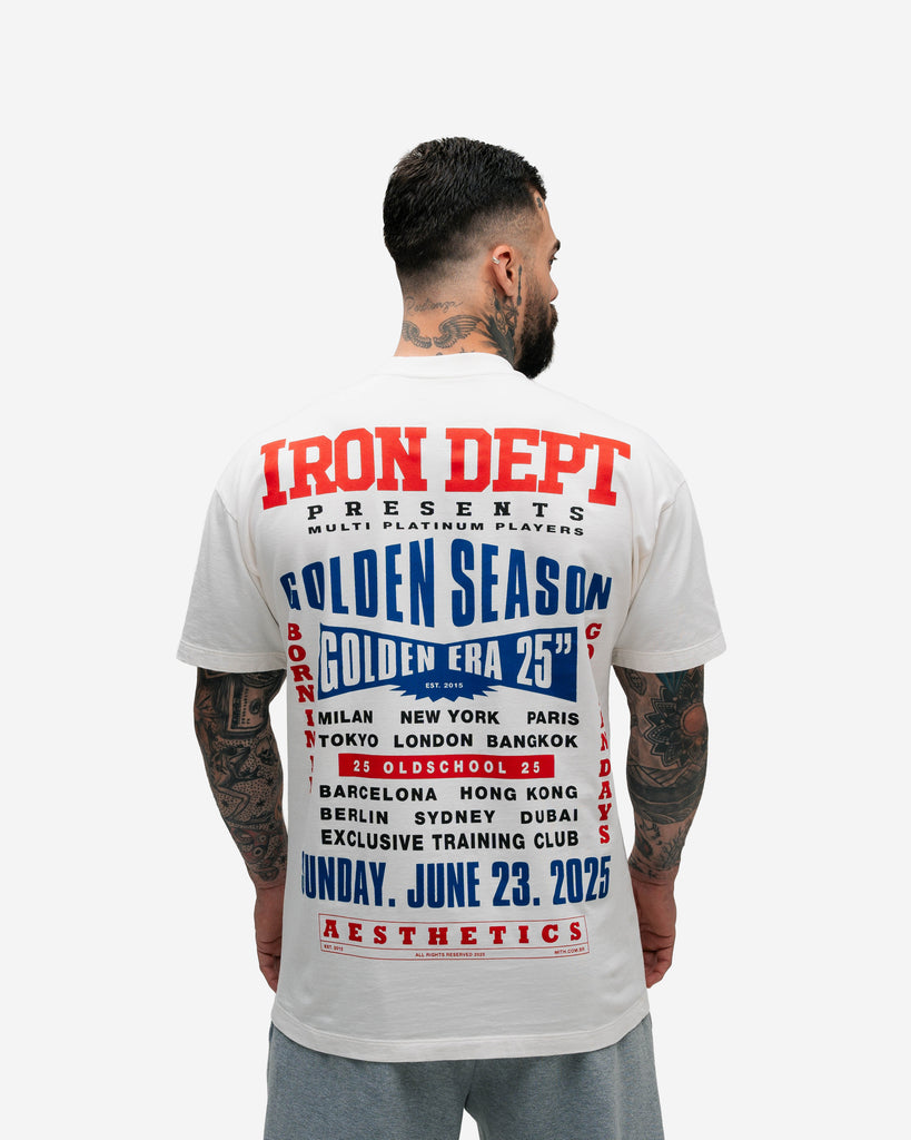 Camiseta Oversized Mith Golden Season Off White