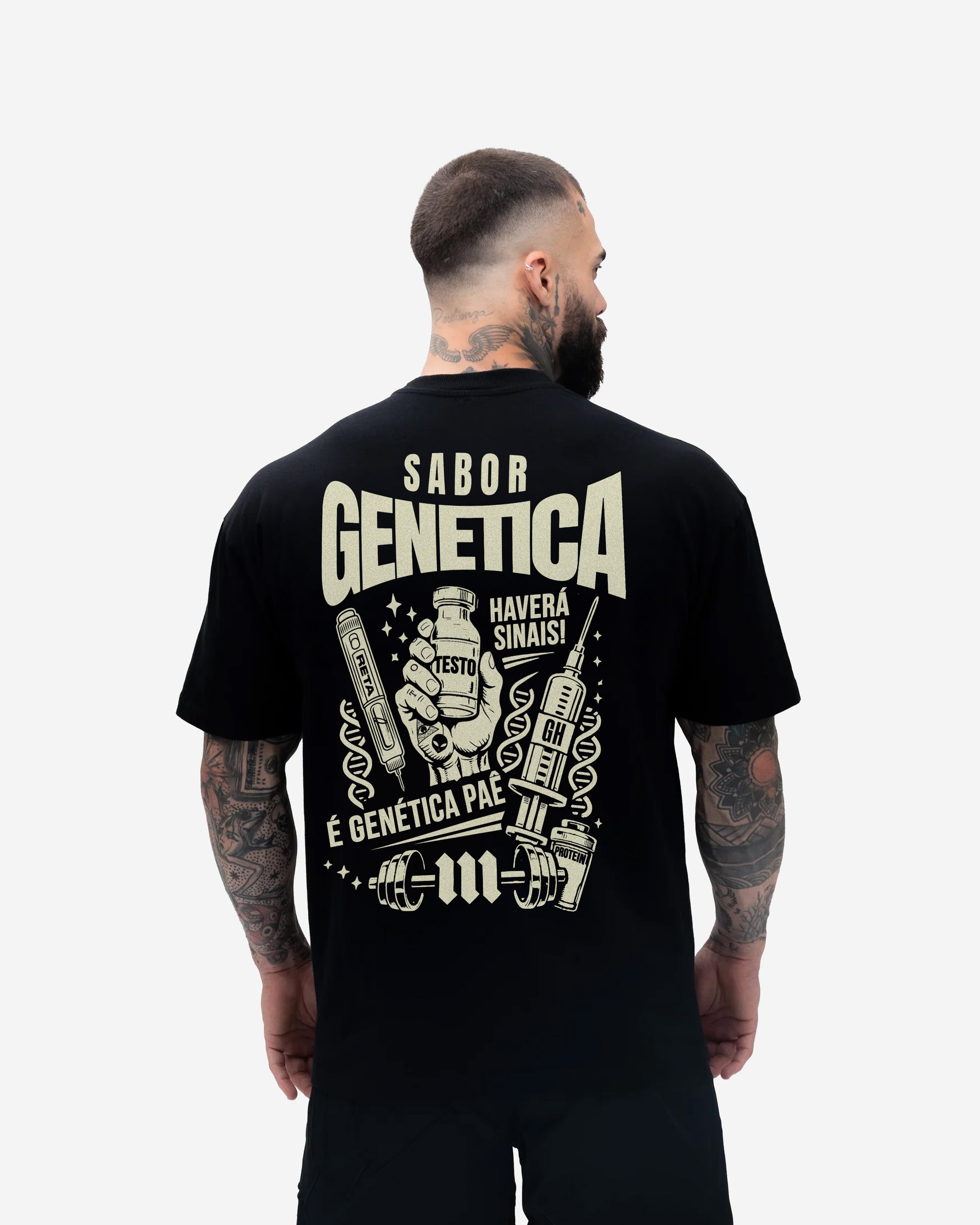 Camiseta Oversized Treino Mith Sabor Genetica Mono