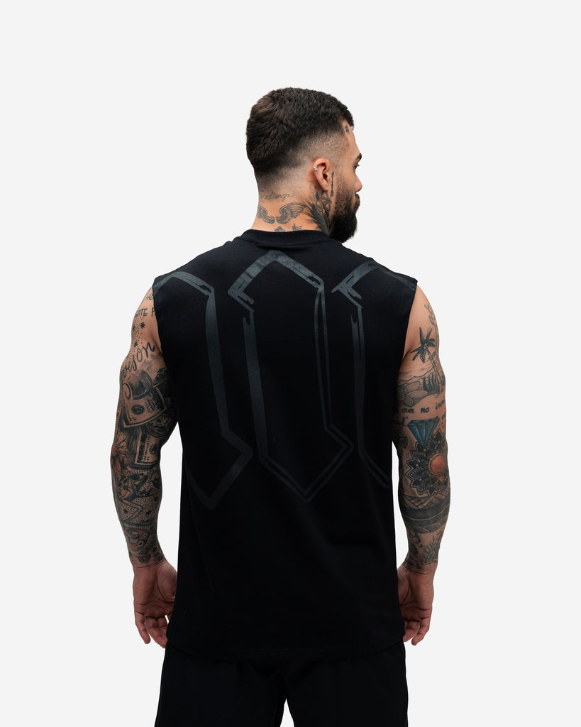 Regata Drop Shoulder Sleveless Doodle Mith Nation Preto