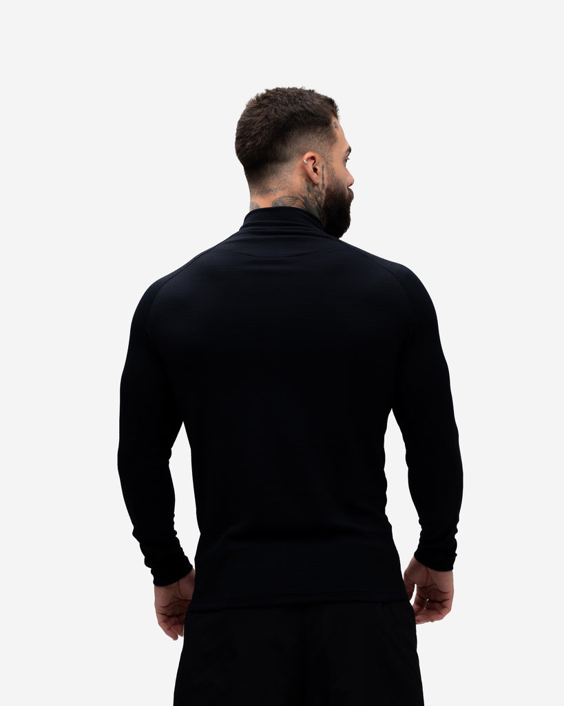 Camiseta <strong>Manga Longa Compressão Pro</strong> Mith x Batman Insignia Preto