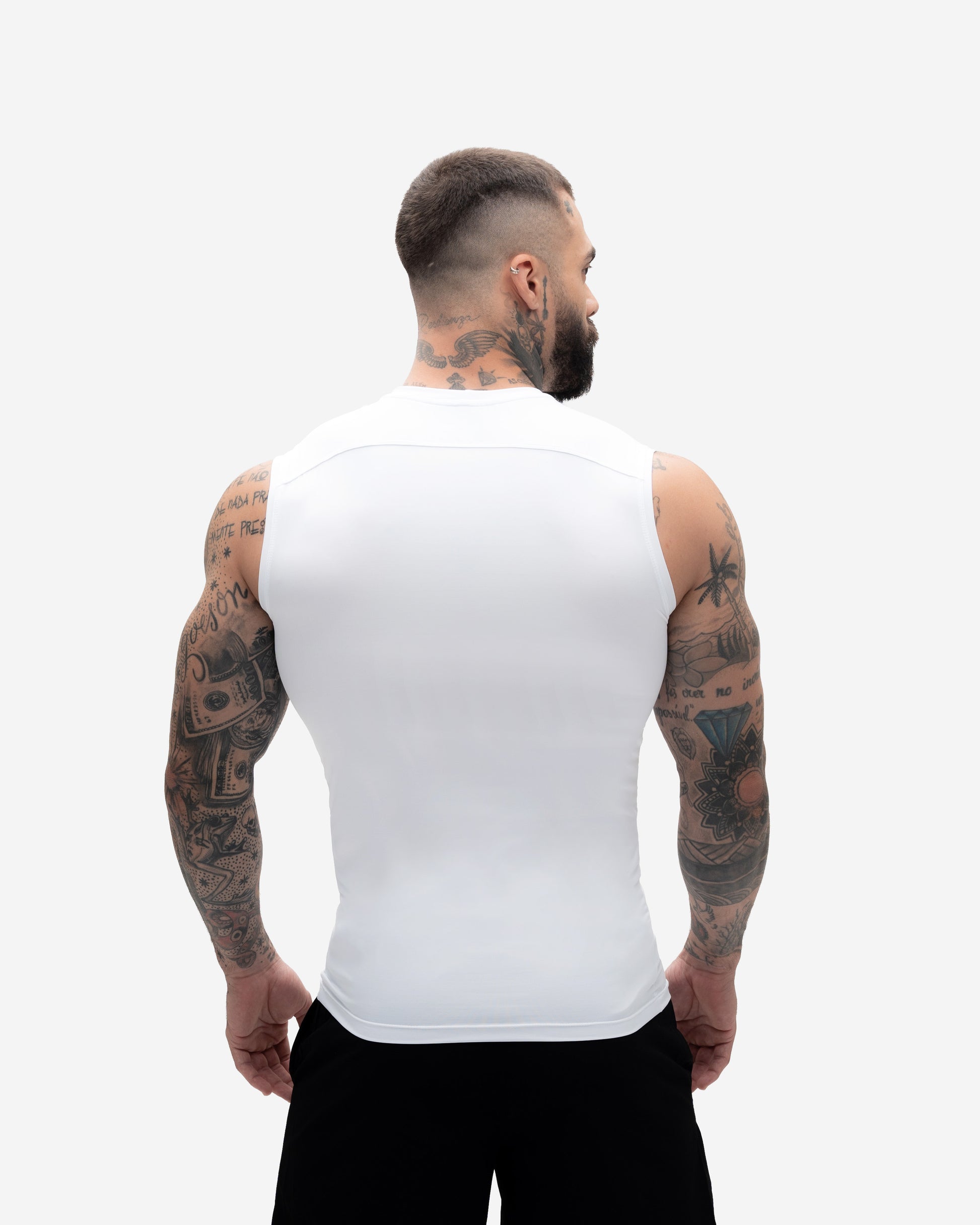 Regata Compressão Branco Mith Nation Icon